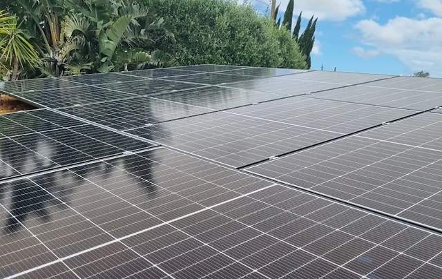 Impianto fotovoltaico fotografato da un cliente Energy4You nella recensione